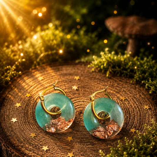 Boucles d'oreilles "Éclat de Jade"