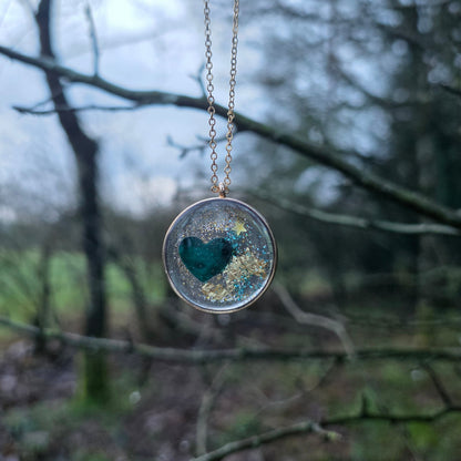 Collier "Mon cœur scintillant"