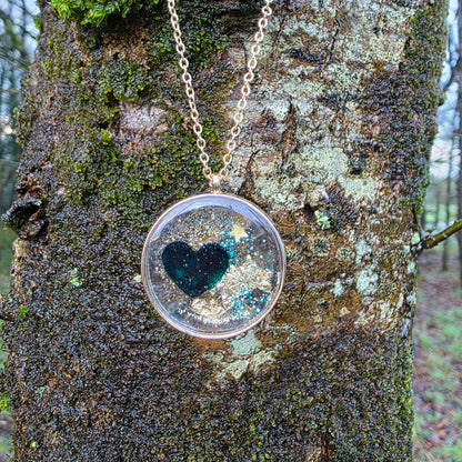 Collier "Mon cœur scintillant"