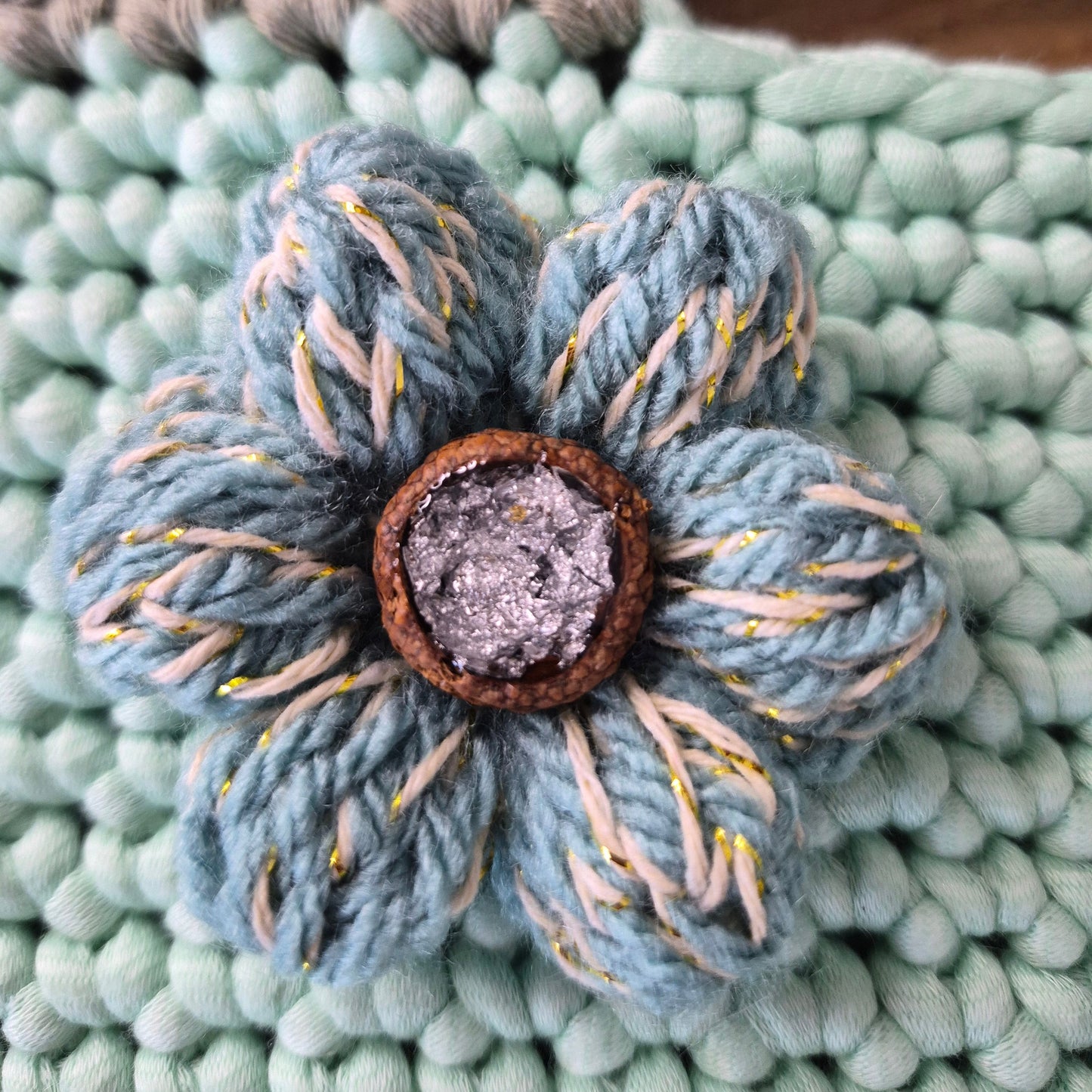 Sac au crochet "Lueur de Sauge"