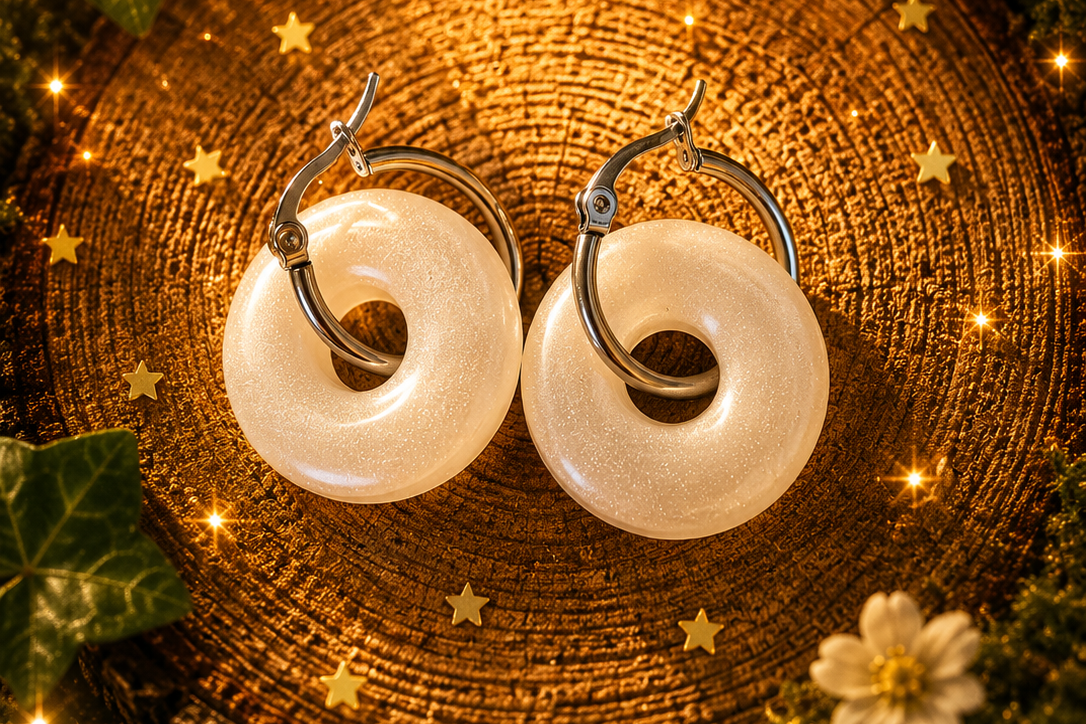 Boucles d’oreilles “Éclat de Lune”