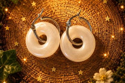 Boucles d’oreilles “Éclat de Lune”
