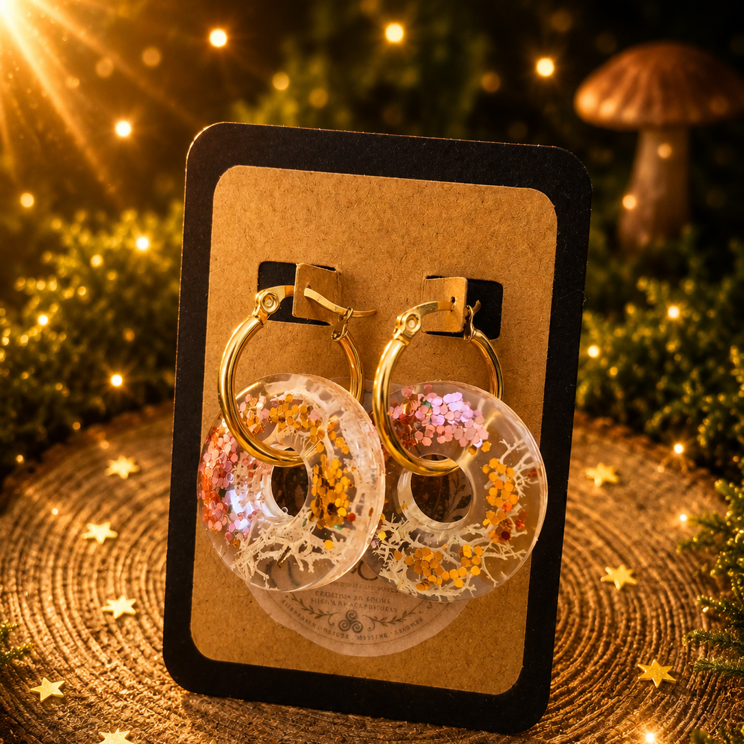Boucles d’oreilles “Donuts de Brocéliande”