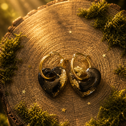 Boucles d’oreilles “Éclat Nocturne”