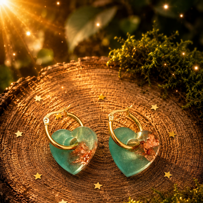 Boucles d'oreilles "Éclat de Jade"