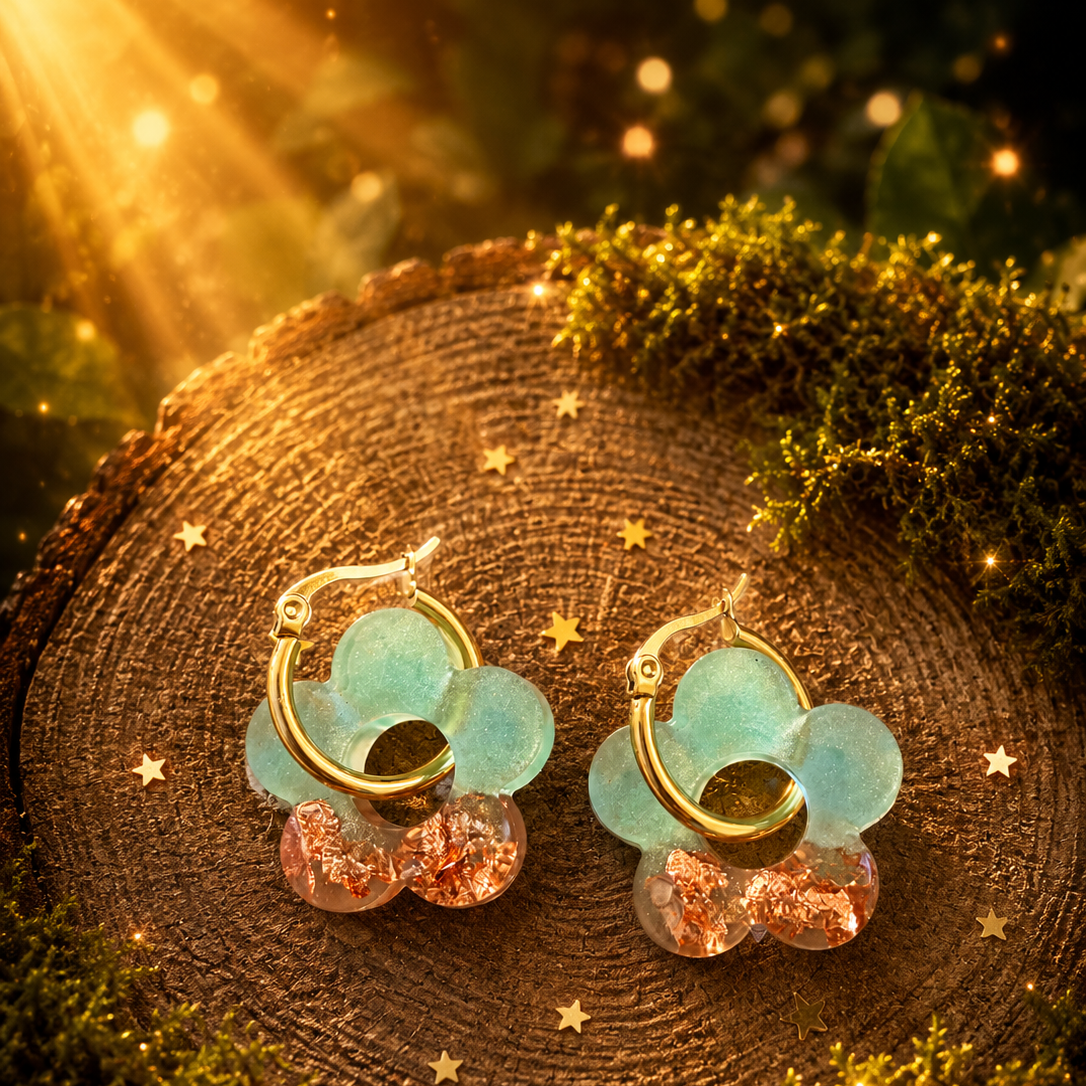 Boucles d'oreilles "Éclat de Jade"