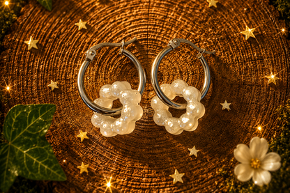 Boucles d’oreilles “Éclat de Lune”