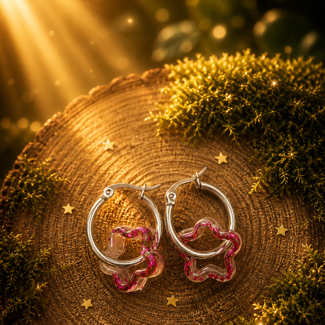 Boucles d’oreilles “Rêve Pailleté”