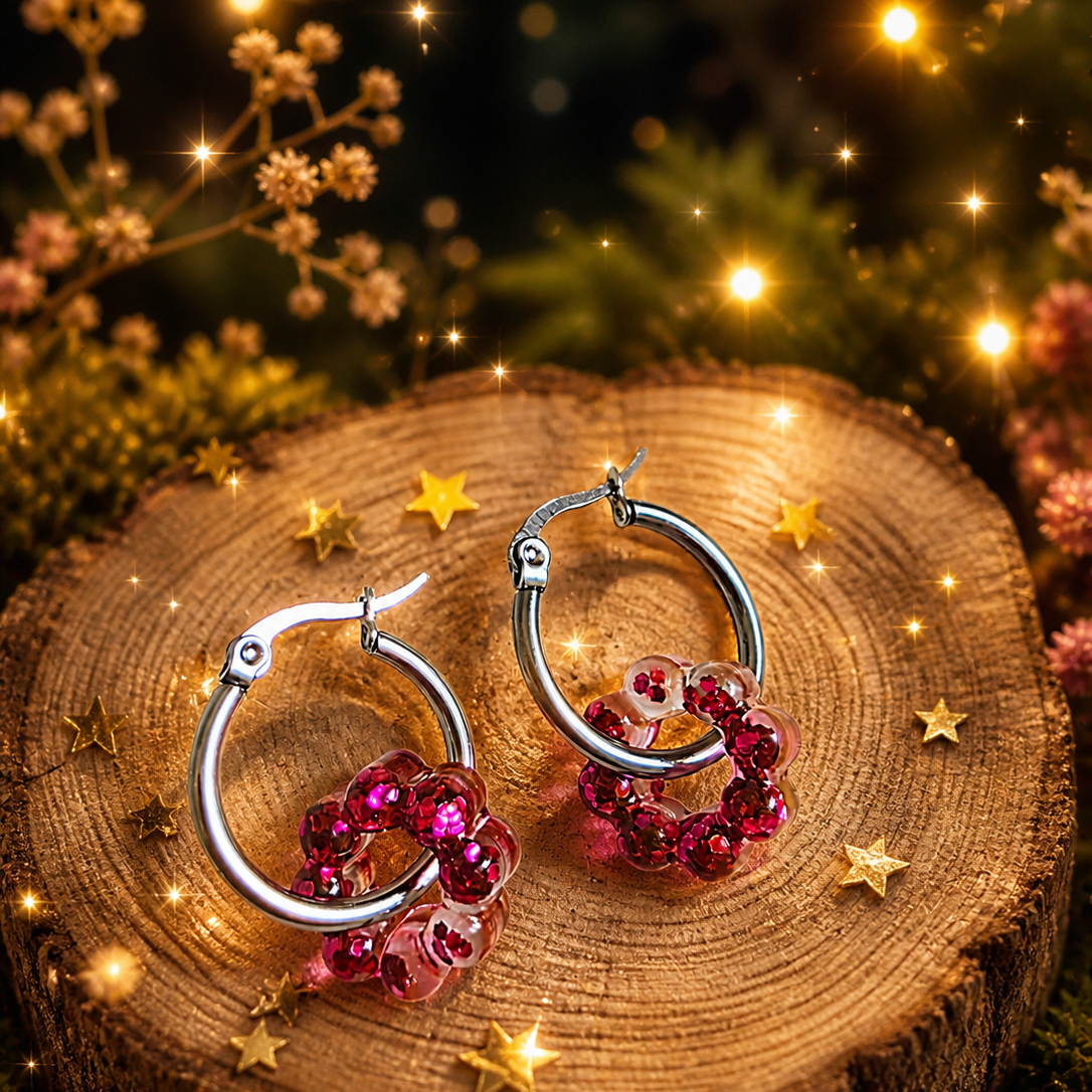 Boucles d’oreilles “Rêve Pailleté”
