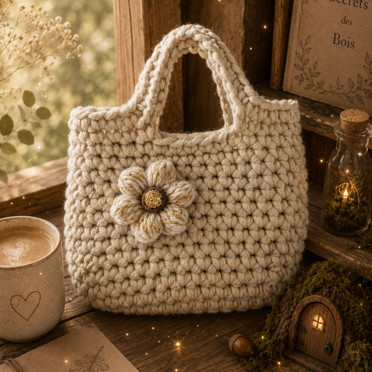 Sac au crochet "Souffle du Chêne"