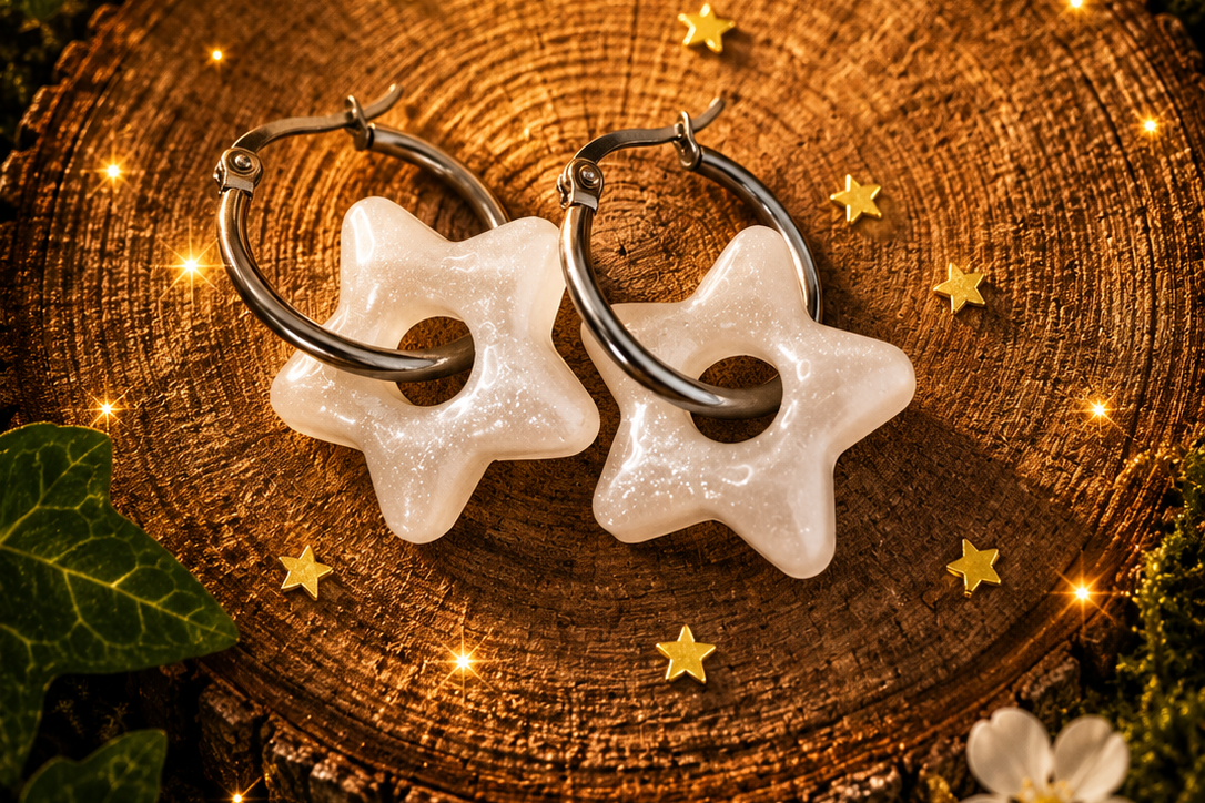 Boucles d’oreilles “Éclat de Lune”