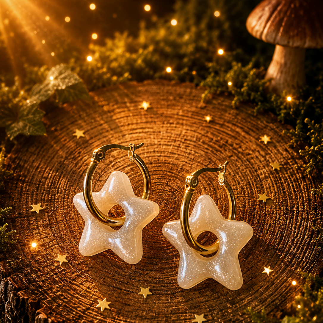 Boucles d’oreilles “Éclat de Lune”