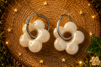 Boucles d’oreilles “Éclat de Lune”