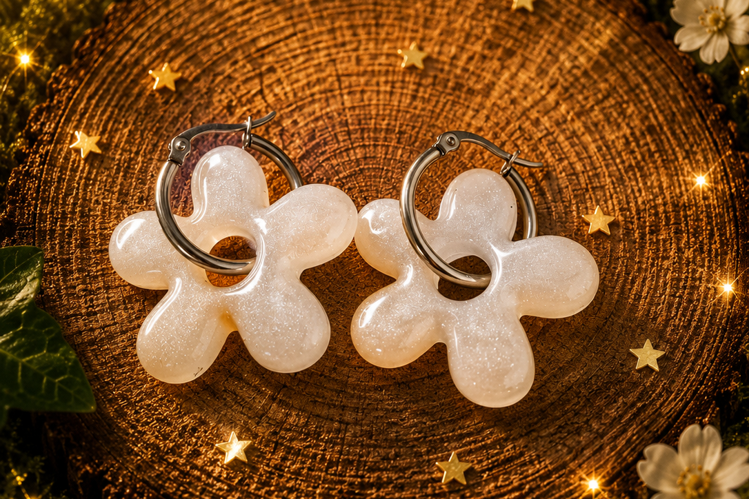 Boucles d’oreilles “Éclat de Lune”