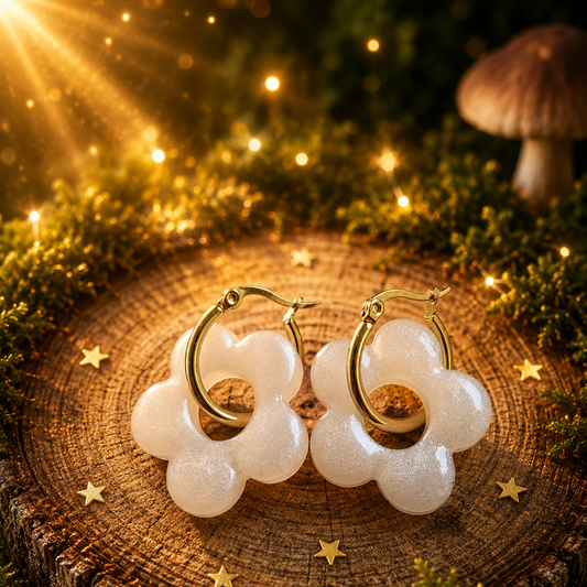 Boucles d’oreilles “Éclat de Lune”